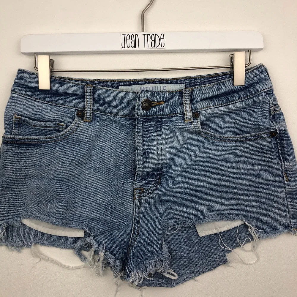 Brandy Melville Cutoff Jean Shorts - Picture 1 of 6